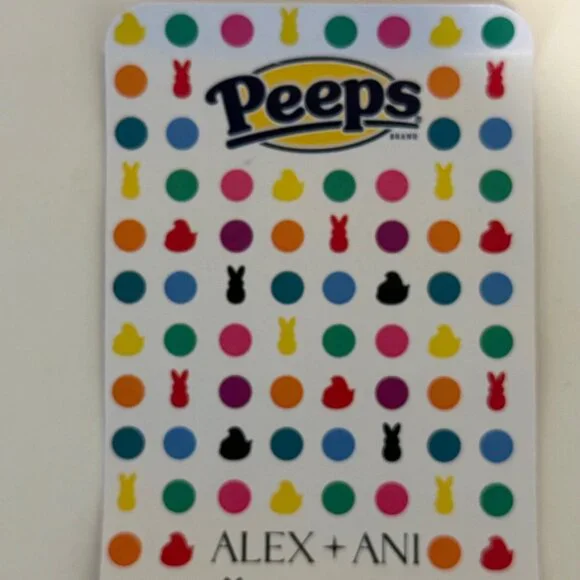 Alex and Ani Easter Peeps Bunny Beaded Bangle pink, collectable - Picture 6 of 14